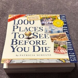 1,000 Places to See Before You Die 2025 Calendar - NEW IN BOX also for year 2031